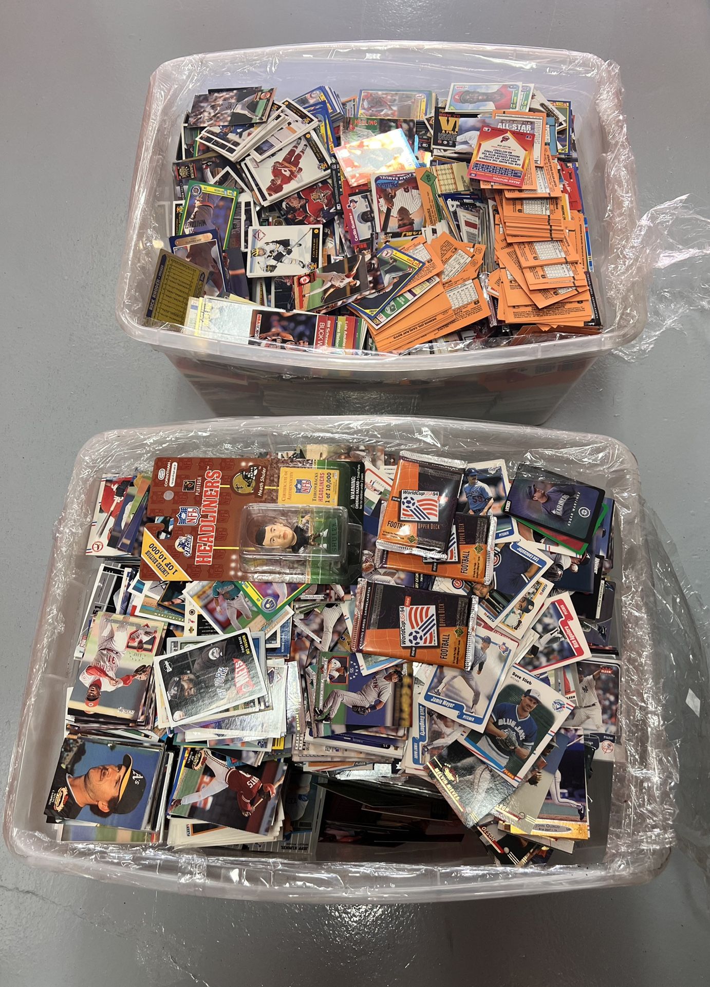 Mix Vintage Sports Cards Years 70s 80s 90s 00s