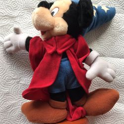Vintage Disney Fantasia Mickey Mouse  Plush 