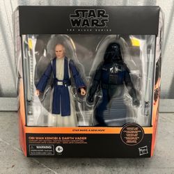 Black Series Obi Wan Kenobi and Darth Vader