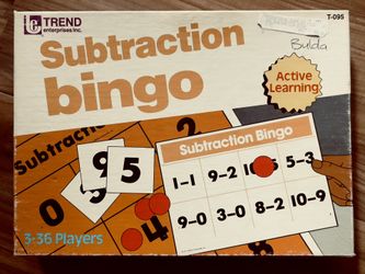 Subtraction Bingo