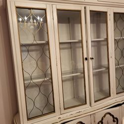 Antique China Buffet & Dining Table Set