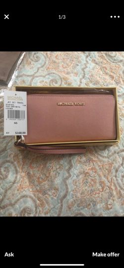 New with tag mk pink wristlist wallet