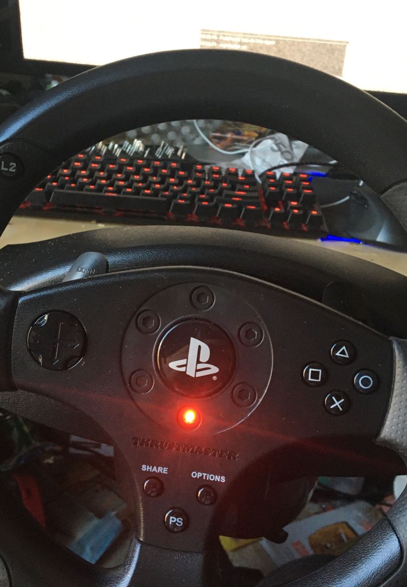 Thrust master t80 steering wheel for pc ps3 and ps4