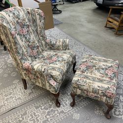 Broyhill Wing Back Chair And Automan 
