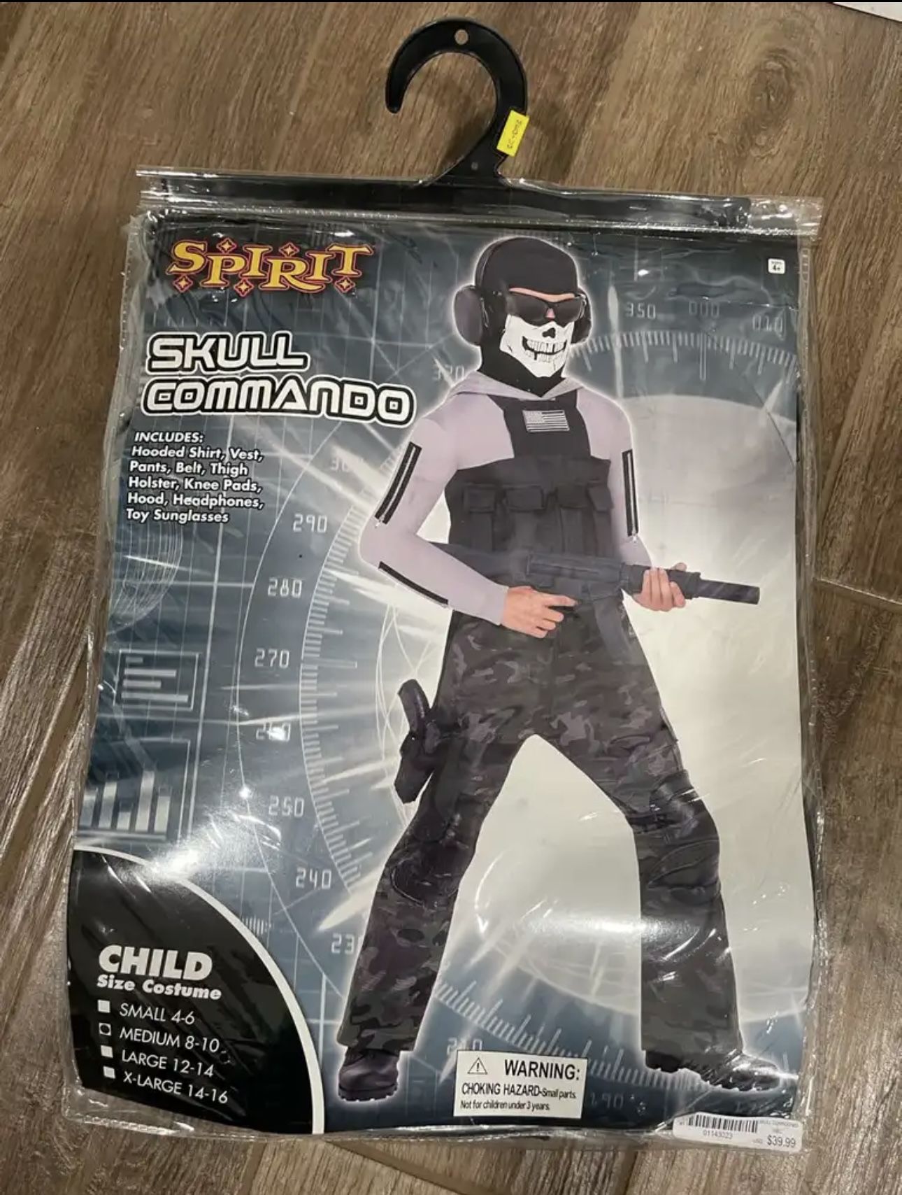 Skull Commando Child Medium Costume