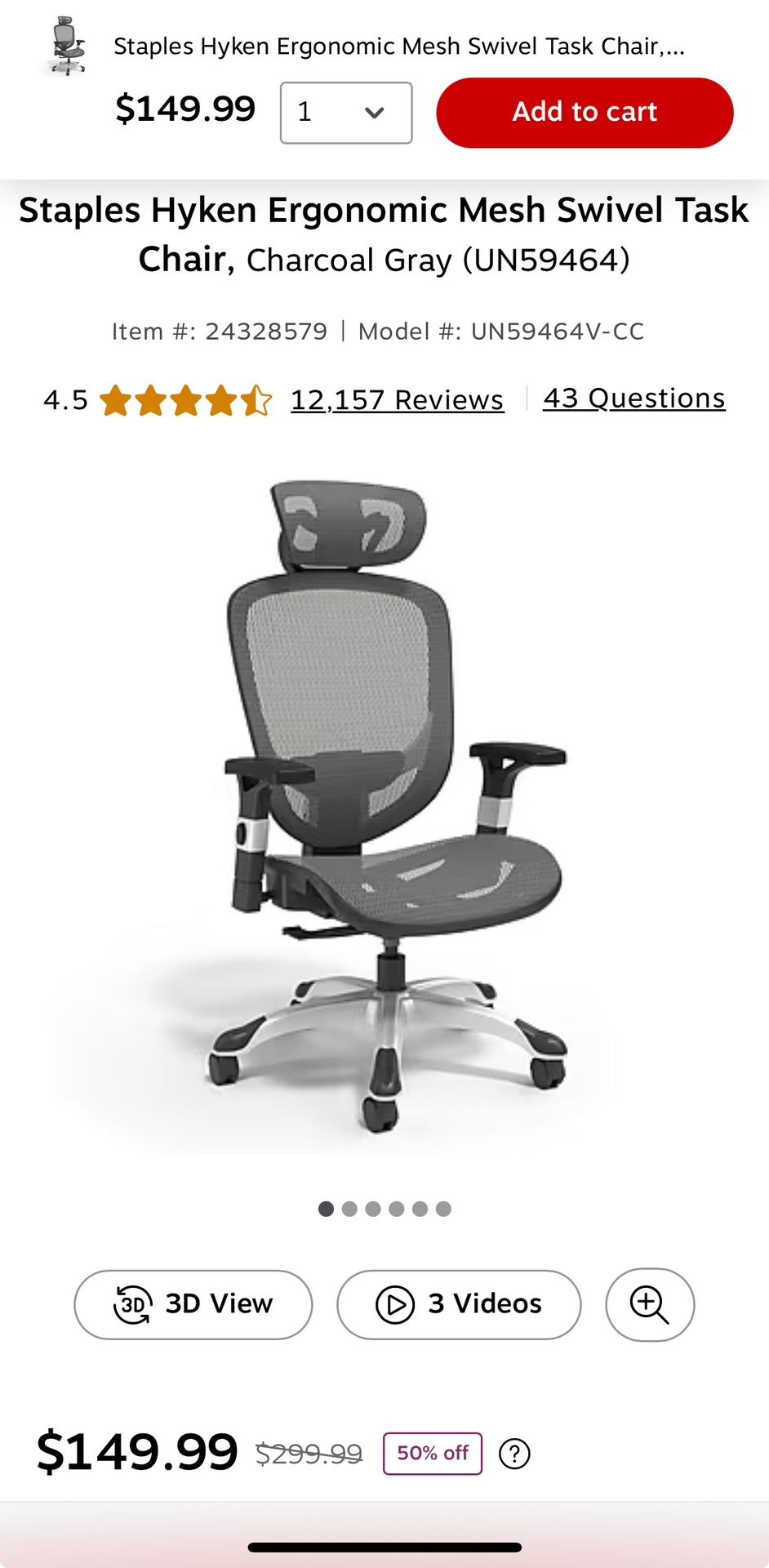Staples Hyken Mesh Task Chair Hyken Gaming Chair Staples Hyken