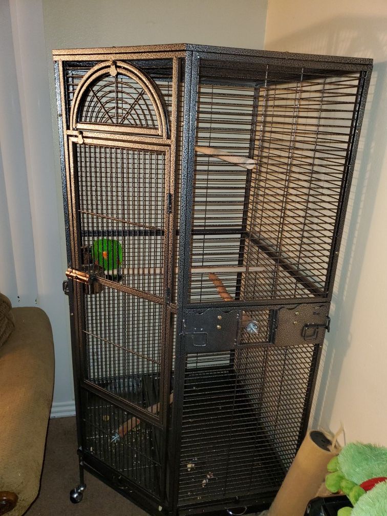 Brand new bird cage in the Box