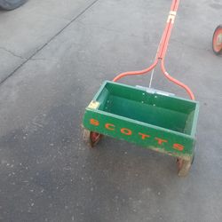 Vintage Scott's Metal Drop Lawn Seed Spreader