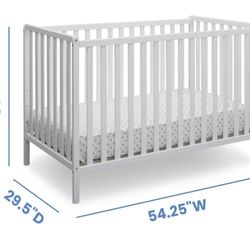 Baby  Delta Children 4 In 1 Crib New
