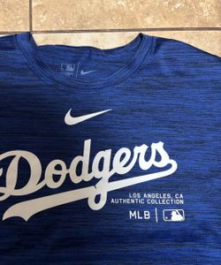 Nike Dri-Fit Los Angeles Dodgers MLB Baseball Training Top Adult Size M Used Condition Good
