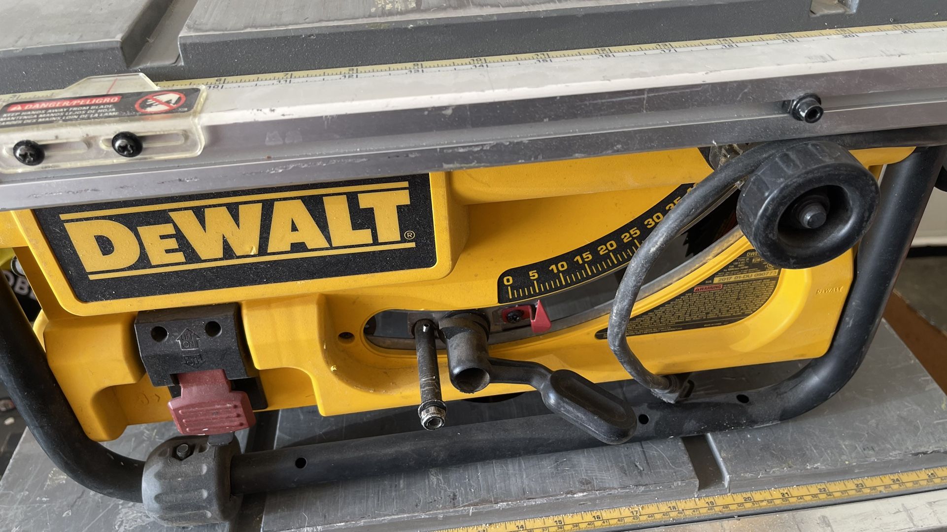 Dewalt Table Saw Good Condition All Pieces Excluded 