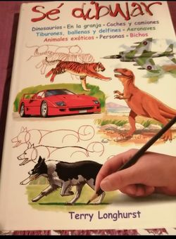 Book to learn draw. In Spanish
