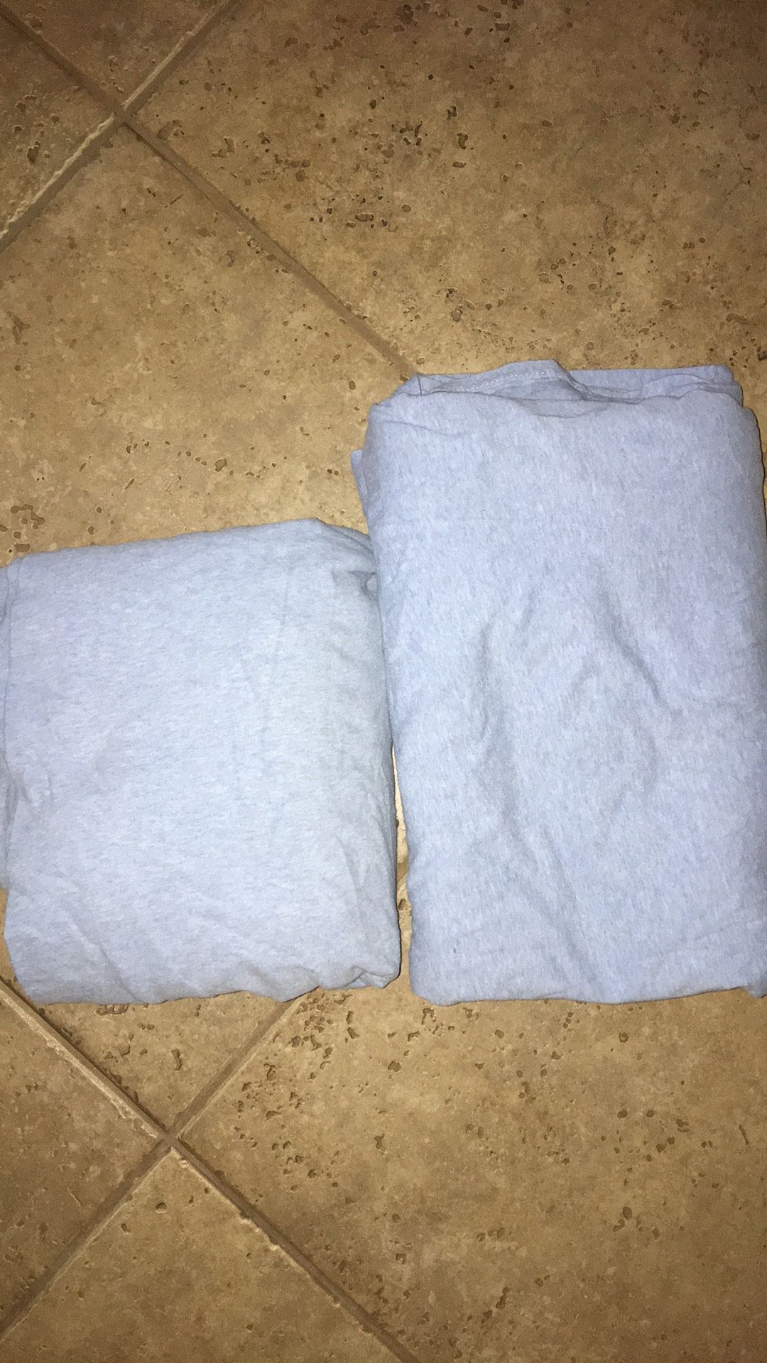 Light Blue Jersey Twin XL Bed Sheet Set