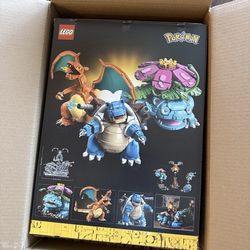 IN HAND LEGO Pokemon Venusaur, Charizard, and Blastoise 72153