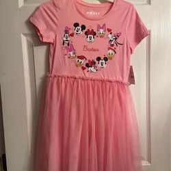 Girls Large Minnie Mouse dress NEW