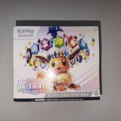 Pokemon Prismatic Evolutions Elite Trainer Box Etb 