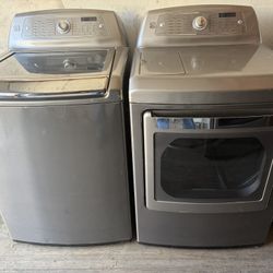 KENMORE.  WASHER AND GAS DRYER 
