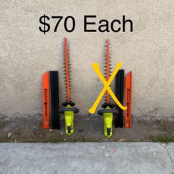 NEW RYOBI 40V 24 in. Cordless Battery Hedge Trimmer (Tool Only) **$70 Each**
