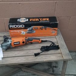 ridgid 7in heavy duty angle grinder 15amp 