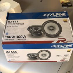 Alpine r2-s65 6-1/2” r series speakers