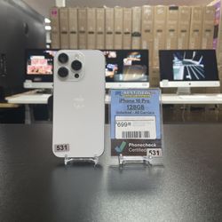 iPhone 16 Pro 128GB Unlocked for All Carriers with Store Warranty And Financing Available