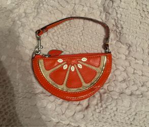 Coach fruit slice coin purse