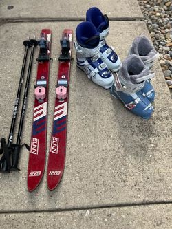 Kids ski set