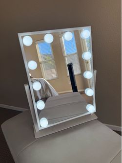 Mirror with the light