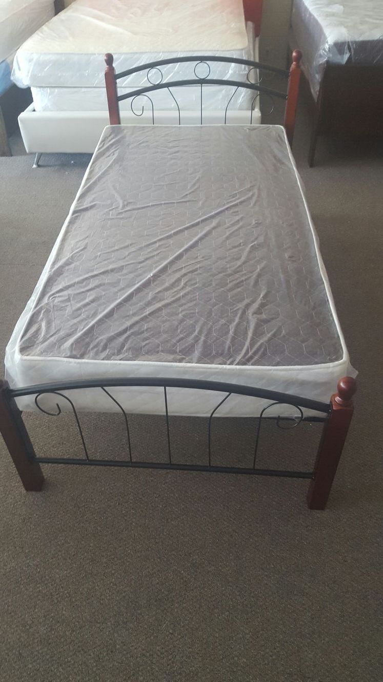 Twin Bed with Mattress