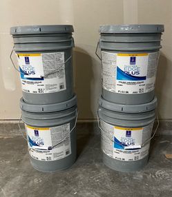 20 gallons Flat Paint Interior. Alabaster 7008 color