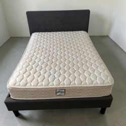 Full Size Bed Frame with Mattress