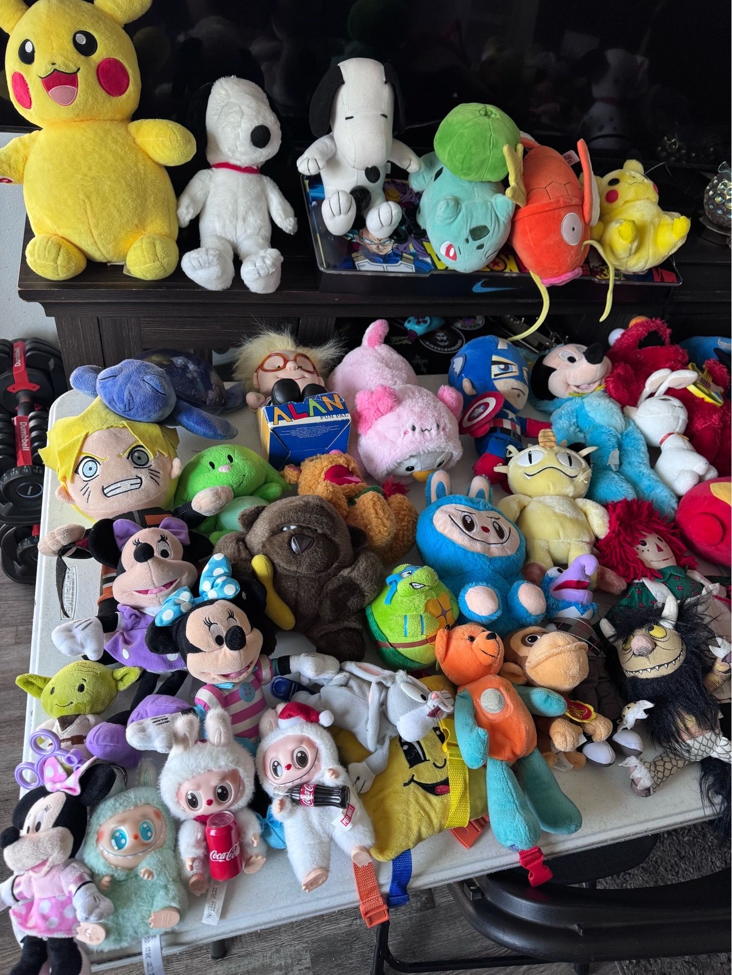 Peluches 🧸 plush desde $2 hasta $8 Mario bros Pikachu Miky etc.