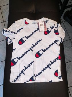 Champion boys size 6, new with tags. Asking 10.00 firm! Writing is blue.