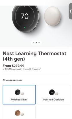 Nest Thermostat 4th Gen New
