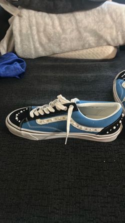 navy blue pearlized  vans