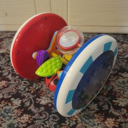 SASSY Baby Fascination Roll Around Early Learning Crawl Along Toddler/Crawlers Colorful Spinning Toy