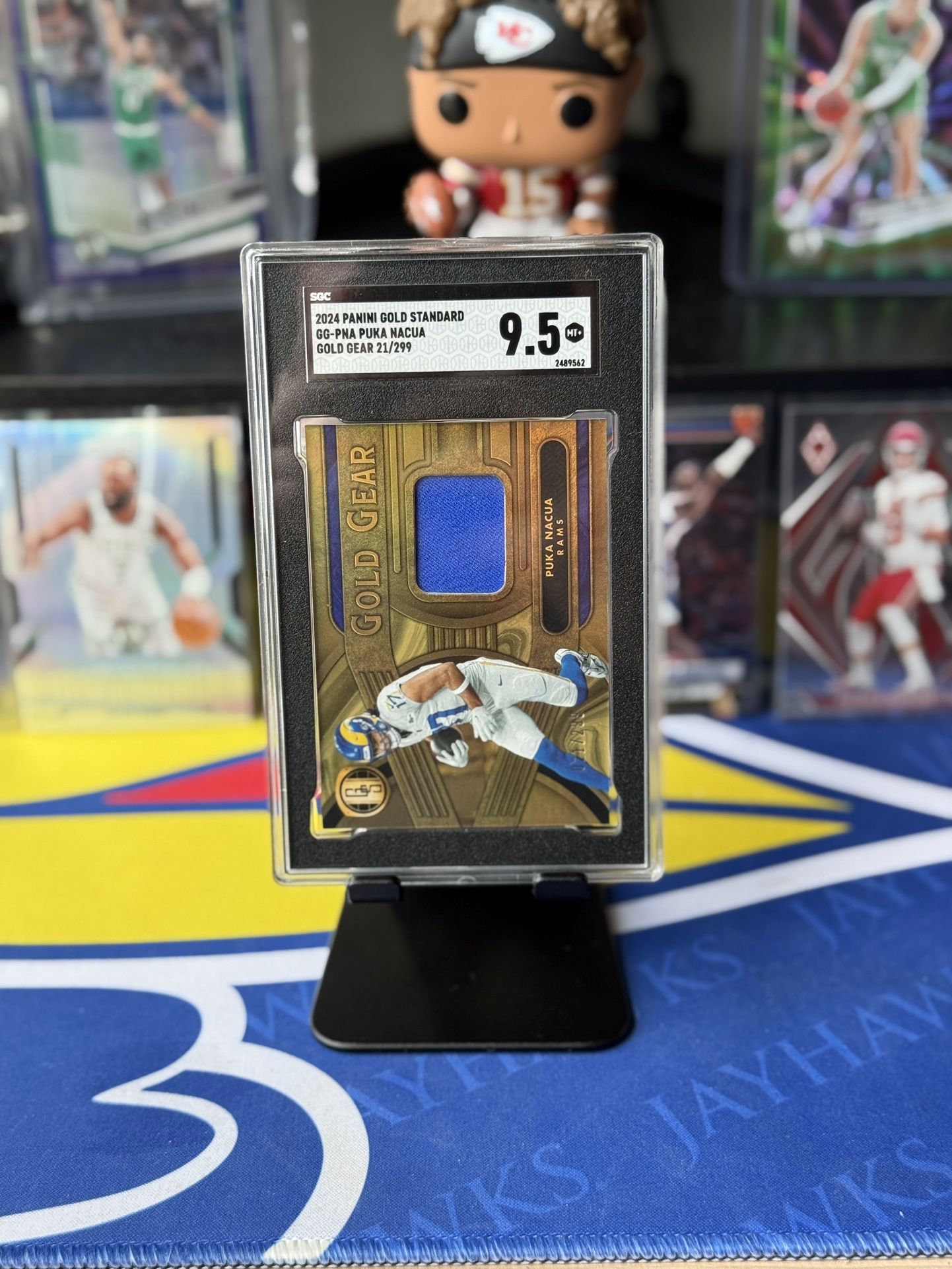 2024 Panini Gold Standard Gold Gear Puka Nacua #GG-PNA /299 (MEM)