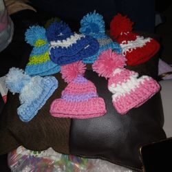 Hand-Knitted Cat & Dog Hats