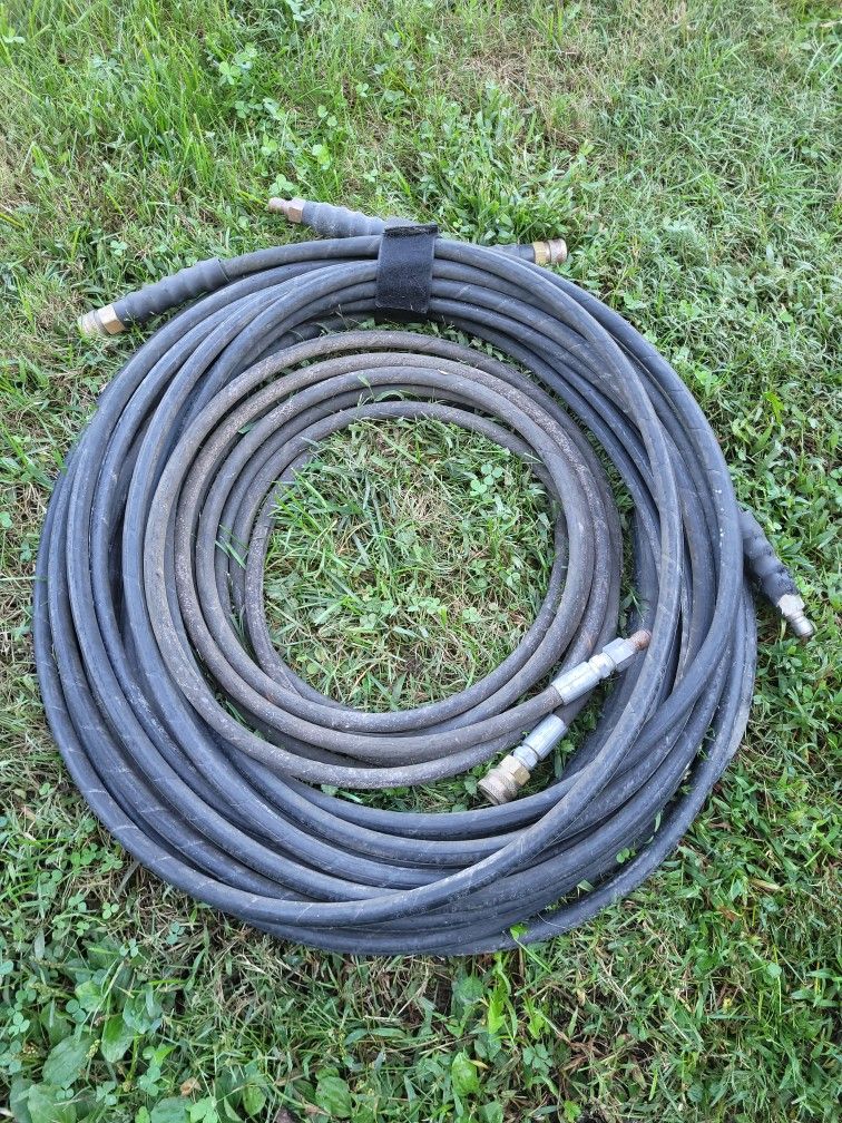125 Feet 4000psi Power Washer Hoses and Trigger Nozzle w/tips