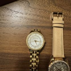 Michael Kors And Fossil Watch 