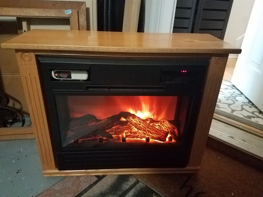 Amish Electric Heater In Oak Wood for Sale in Woodstock, GA OfferUp
