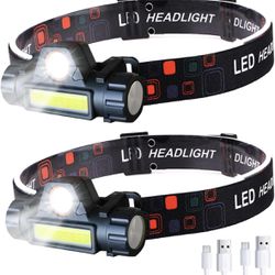 Rechargeable Headlamp 2pack