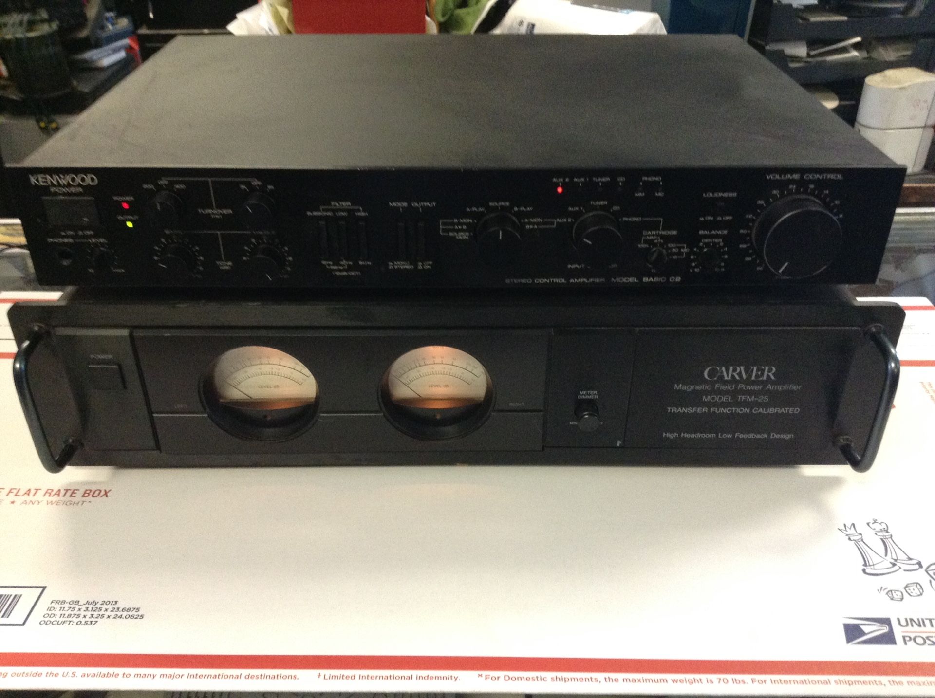 Vintage CARVER TFM -25 great working order audiophile amplifier