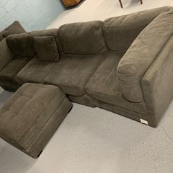 Couch  4 Piece Plus Ottoman 