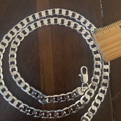 Silver 925 Necklace 22 Inch 
