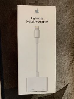 Lightning digital Av adapter apple