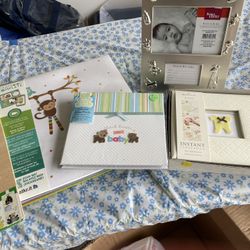 Baby Book/scrapbooking/photos/and Picture Frame 