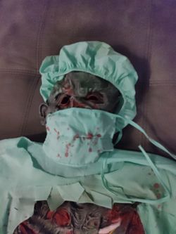 Zombie Doctor Costume Kids Large