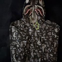LUXURY CAMO BAPE ZIP UP HOODIE 
