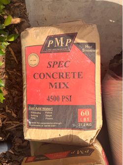 FREE Bags of Concrete Mix & Mortar